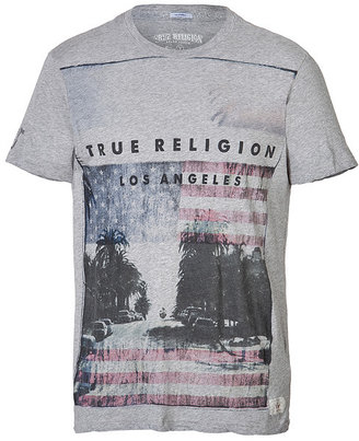 True Religion Cotton Lettered T-Shirt