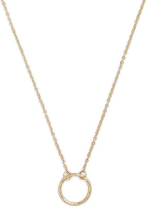 Ana Accessories Inc A Familiar Ring Necklace in Gold