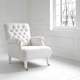 Marcus Collection Elizabeth Stanhope Chair in Arielli Snow
