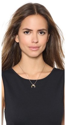 Rebecca Minkoff Crystal Horn Pendant Necklace