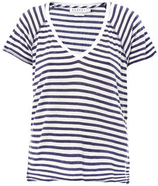 Velvet by Graham & Spencer Janis stripe T-shirt