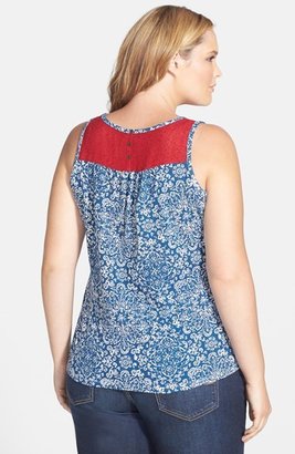 Lucky Brand 'Isabella' Tank (Plus Size)