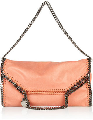 Stella McCartney The Falabella convertible faux brushed-leather shoulder bag
