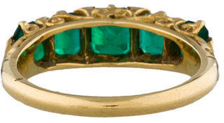1.50ctw In-Line Emerald Ring