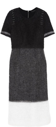 Calvin Klein Collection Alessia wool and mohair-blend midi dress
