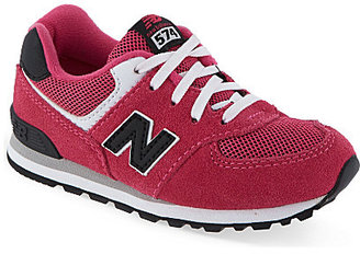 New Balance Girls lace-up trainers