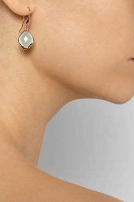 Monica Vinader Riva rose gold-plated chalcedony earrings