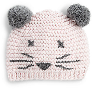 Lili Gaufrette Infant's Mouse Ears Knit Hat