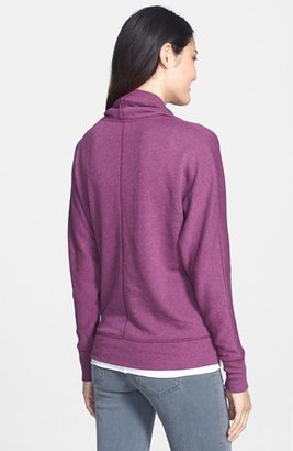 Caslon Stripe Cowl Neck Sweatshirt