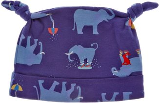 Joules Baby boys welly elephant print hat