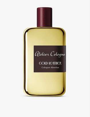 Atelier Cologne Gold Leather Cologne Absolue, Mens, Size: 200ml, Gold