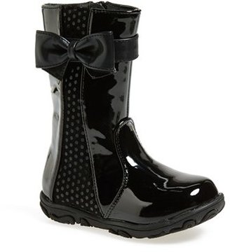 Laura Ashley 'Bow' Boot (Walker & Toddler)