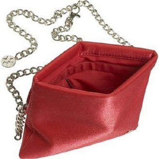 Bisadora Red Nylon Hip Purse With 39" S