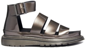 Dr. Martens Pewter Shore Clarissa Chunky Strap Sandals