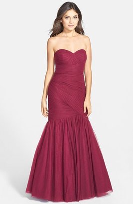 JS Collections Ruched Sweetheart Mermaid Gown