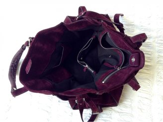 Barbara Bui Purple Suede Handbag