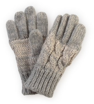 Oliver Bonas Two Tone Lurex Stripe Gloves
