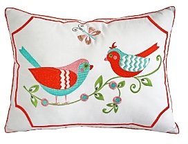 Dakota Dena Home Nectar Embroidered Pillow