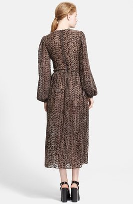 Michael Kors Tweed Print Devoré Dress