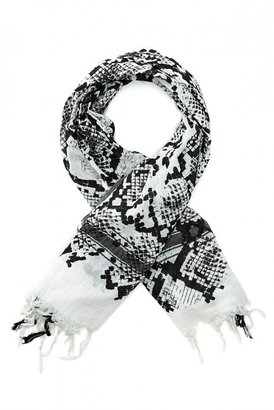 Leigh & Luca Voile Snake Square Scarf