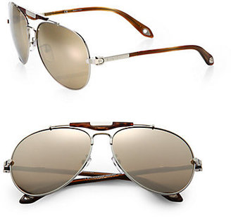 Givenchy Mirrored Aviator Sunglasses