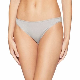 Felina | Sublime Thong | Panty | Low Rise | Stretch | Comfort | Coverage (Gull Grey Large)