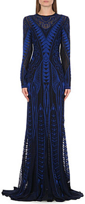 Roberto Cavalli Long-sleeved knitted gown