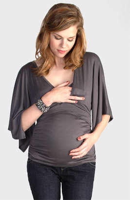 Japanese Weekend D&ATM Shirred Maternity Top