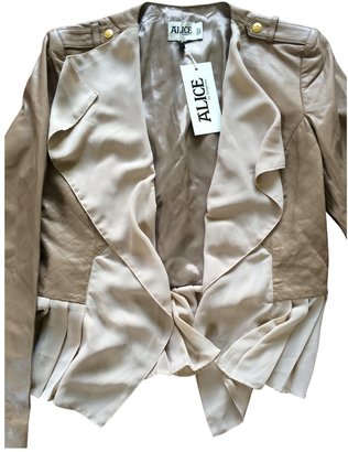 ALICE by Temperley Leather Jacket