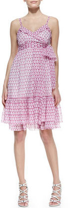 Diane von Furstenberg Queenie Sleeveless Printed Chiffon Dress