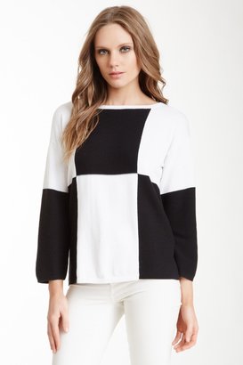 Joan Vass Bold Square Sweater