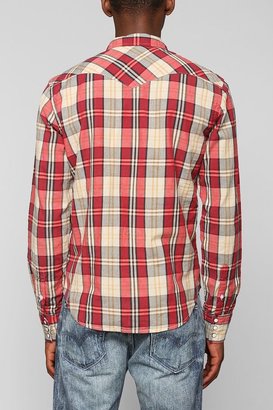 Urban Outfitters Salt Valley Hayward Plaid Western Shirt