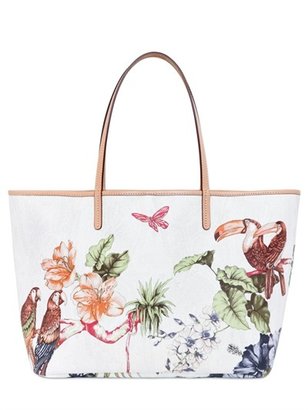 Etro Garden Printed Coated Canvas Tote Bag