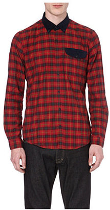 Barbour Corduroy-detail checked shirt - for Men