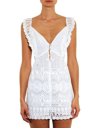 Zimmermann Porcelain embroidered playsuit