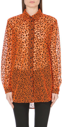 Christopher Kane Broderie cut-out shirt