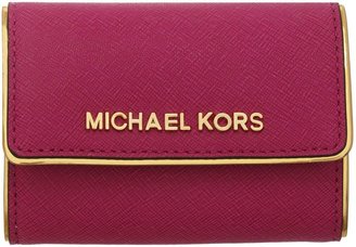 Michael Kors Jetset Travel specchio pink small flapover purse