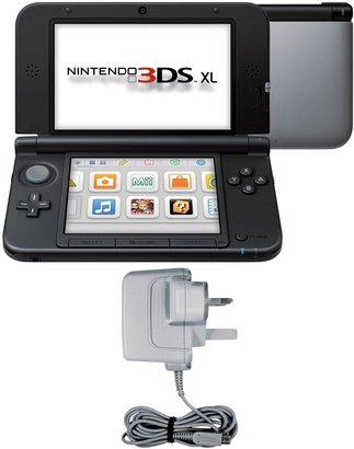 Nintendo 3DS XL Console with Adaptor