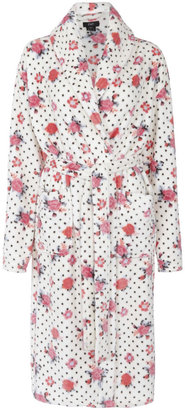 F&F Floral Fleece Dressing Gown