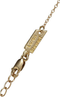Loren Stewart Diamond & Gold Mini Skull Pendant Necklace