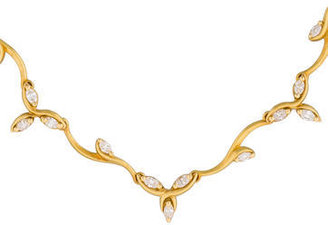 Paul Morelli 3.00ctw Diamond Vine & Leaf Link Necklace