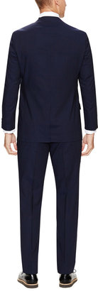 Brooks Brothers BrooksCoolÂ® Fitzgerald Navy Pinstripe Wool Suit