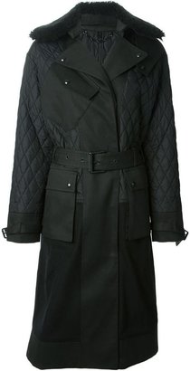 Belstaff quilted trench coat
