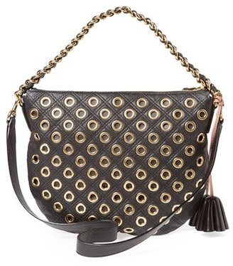 Marc Jacobs 'Small Nomad' Quilted Eyelet Leather Hobo