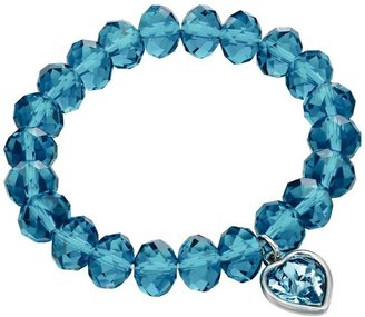 Fiorelli Blue Crystal Bracelet with Blue Heart