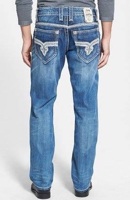 Rock Revival 'Rogan' Bootcut Jeans (Medium Blue)
