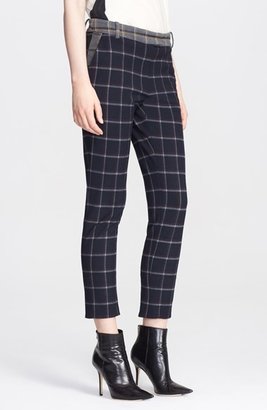 Band Of Outsiders Plaid Crop Pants
