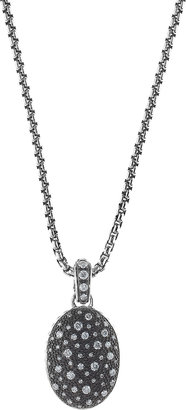 David Yurman Midnight Melange Diamond Pendant Necklace
