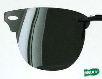 Tag Heuer TH7202 56x16 7202 Custom Polarized Sunglasses CLIP-ON ONLY