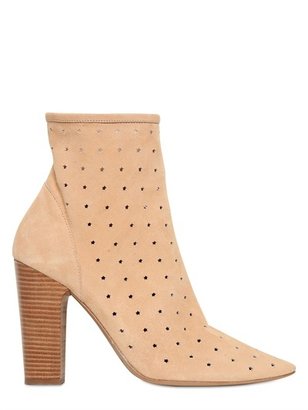 See by Chloe See By Chloe' - 100mm Nappa Leather Cuts Out Boots
